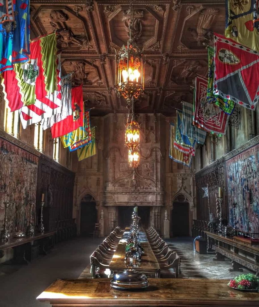 The Hearst Castle dining room was the inspiration for Hogwarts School in the Harry Potter movies.